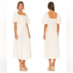 Ain’t she a Beaut Free People ivory midi dress